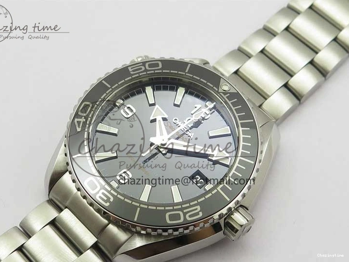 0109 Planet Ocean 39.5mm Black Ceramic Bezel SS VSF 1:1 Best Edition Black Dial on SS Bracelet A Stretchable 7890